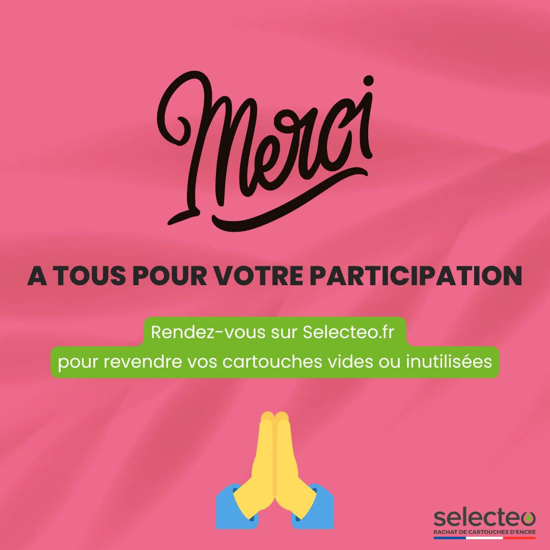 Merci à tous pour votre participation à notre grand jeu concours de rentrée Selecteo